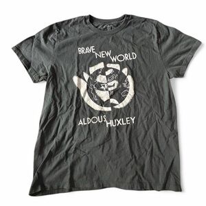 Brave New World Graphic T-Shirt - Black